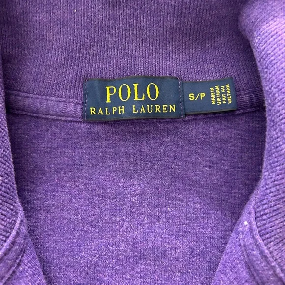 Ralph Lauren Purple Polo Pullover - Picture 5 of 5
